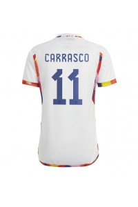 Belgia Yannick Carrasco #11 Fotballdrakt Borte Klær VM 2022 Korte ermer